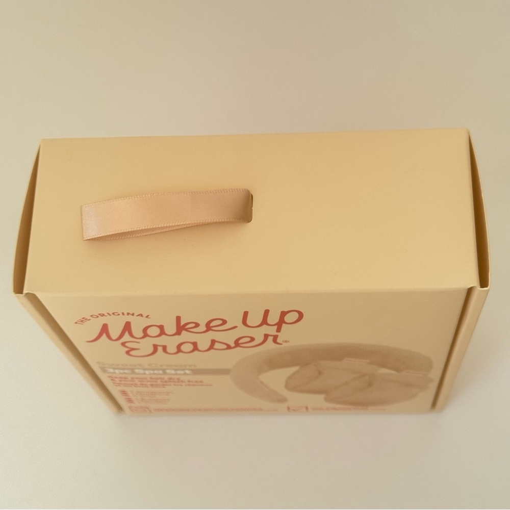 NWT The Original MakeUp Eraser Drip Eraser 3 Piece Spa Set in Sweet Cream SEALED - Picture 11 of 14